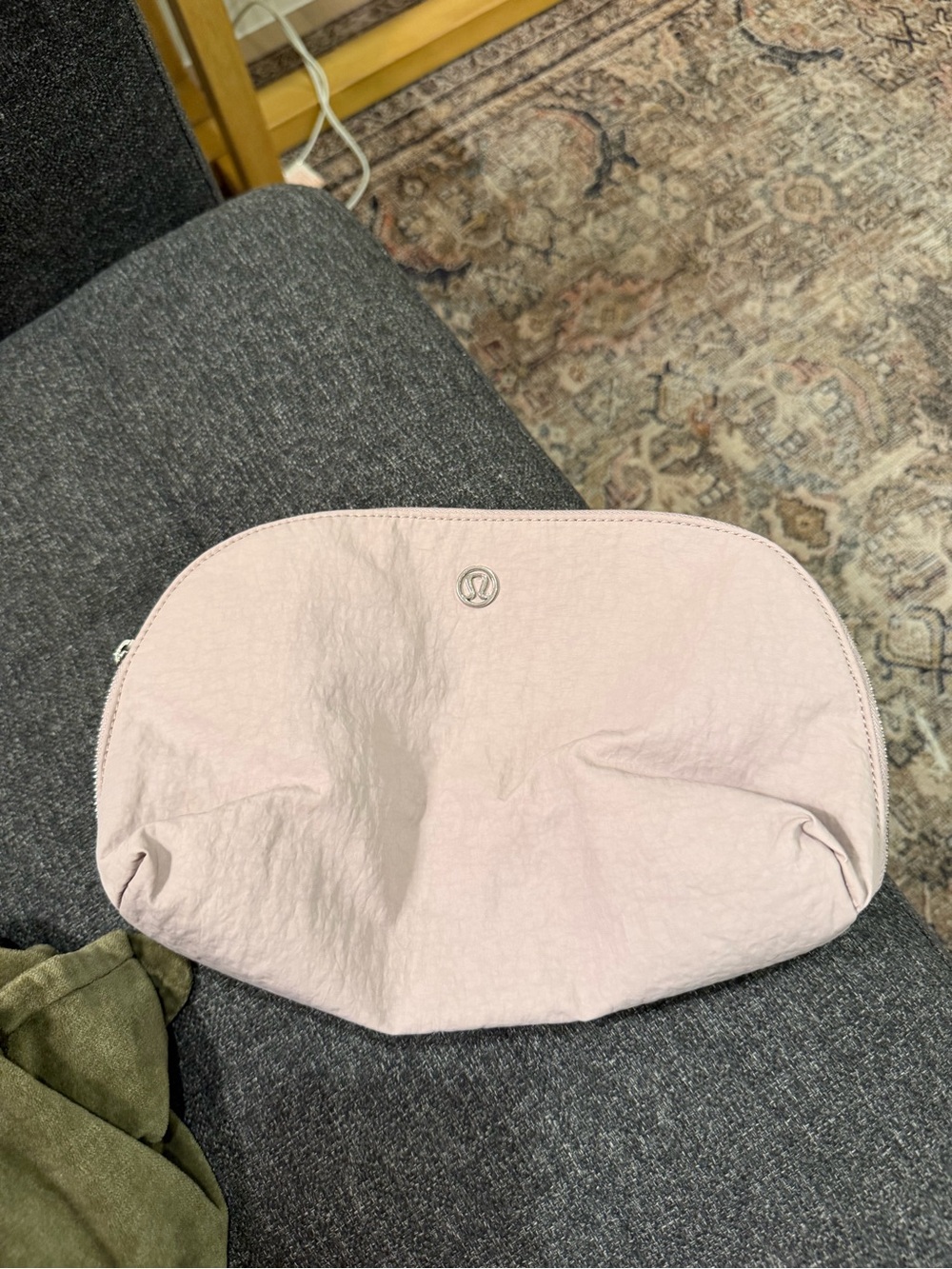 Lululemon Light Pink / Purple Lilac Cosmetic Pouch